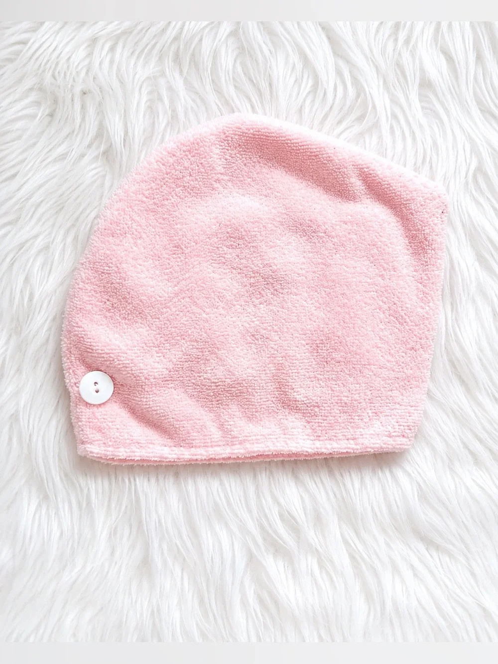 LIGHT PINK HAIR TOWEL
